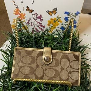 Coach check wallet